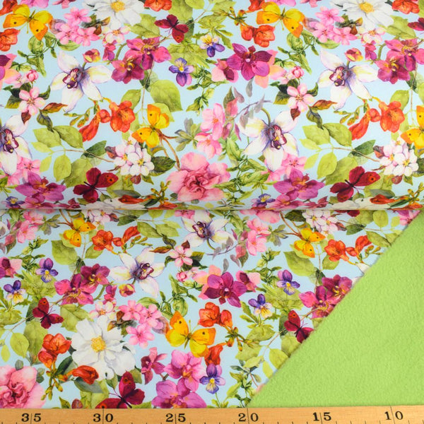 babywearing coat, FLOWERS
