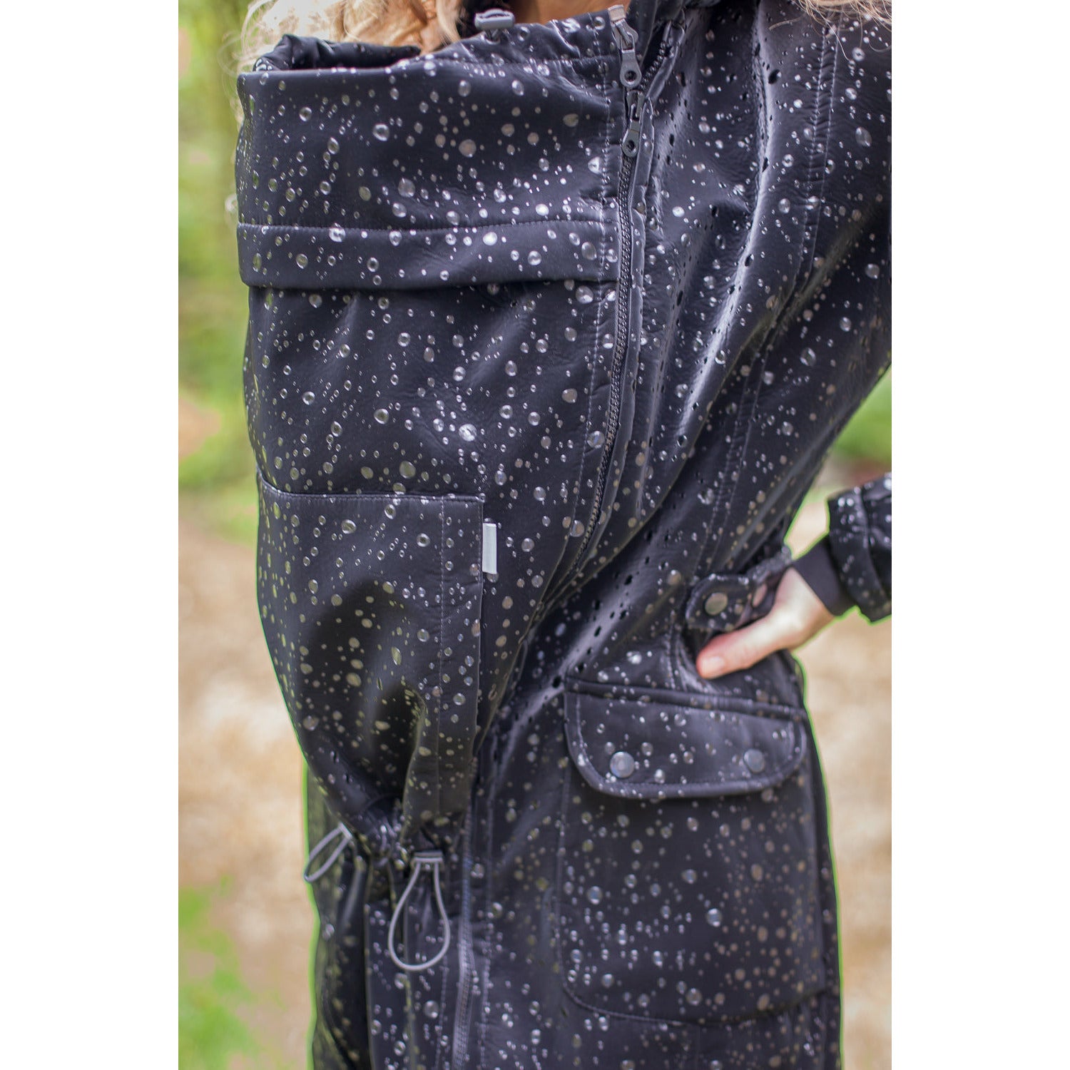babywearing coat, WATERDROP