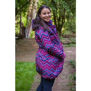 babywearing coat, KNITTED